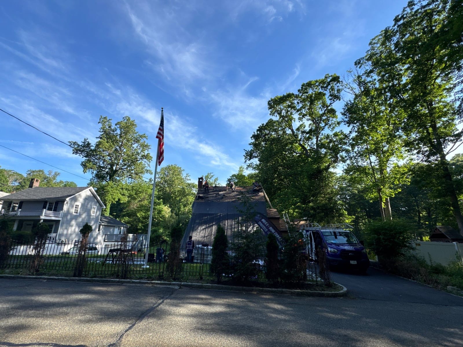 Roof Replacement project in Armonk, NY — job site photo 3