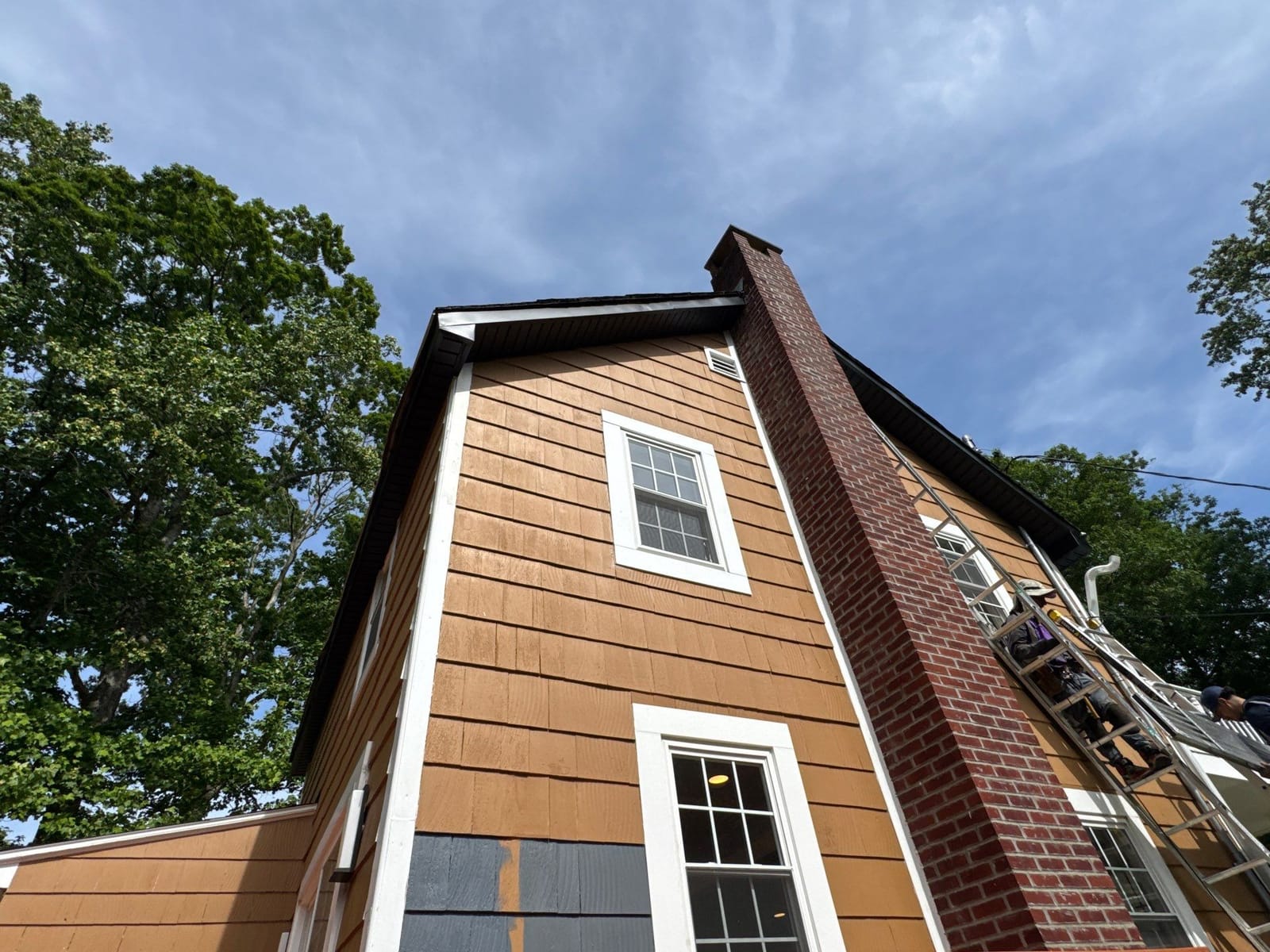 Roof Replacement project in Armonk, NY — job site photo 2
