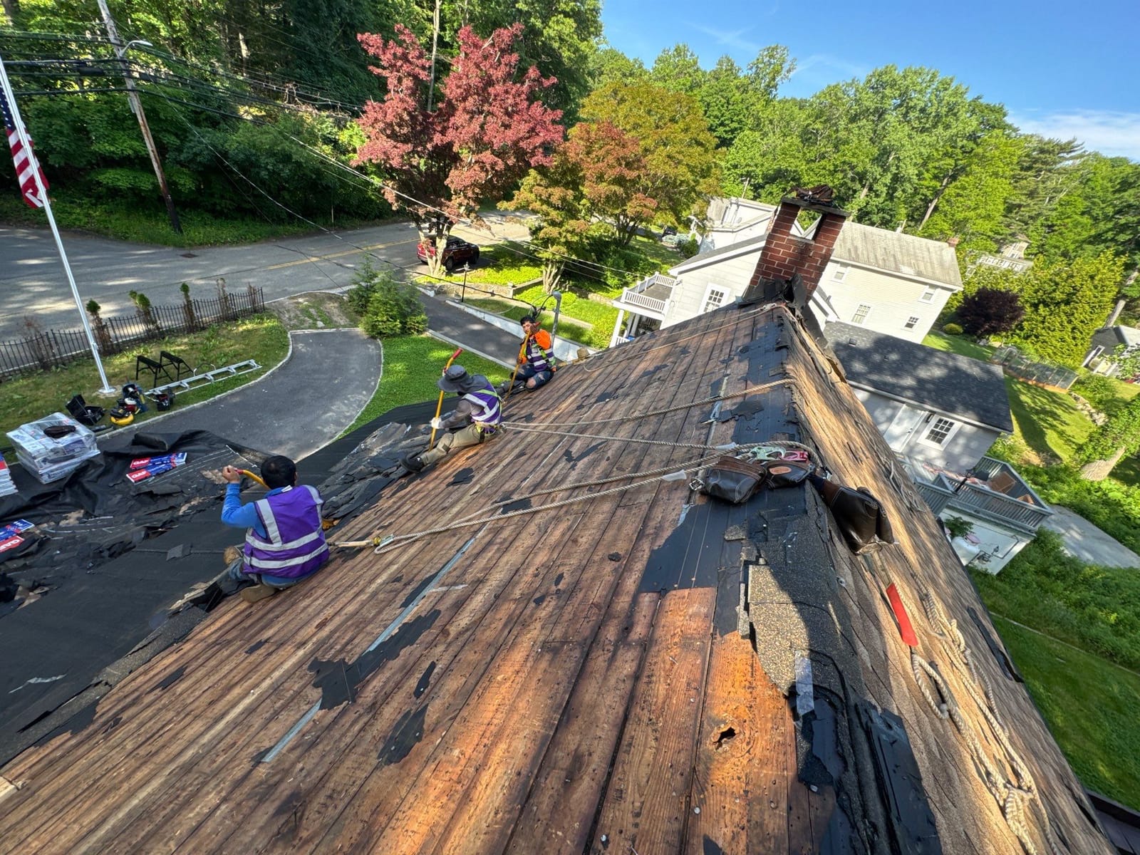 Roof Replacement project in Armonk, NY — job site photo 4