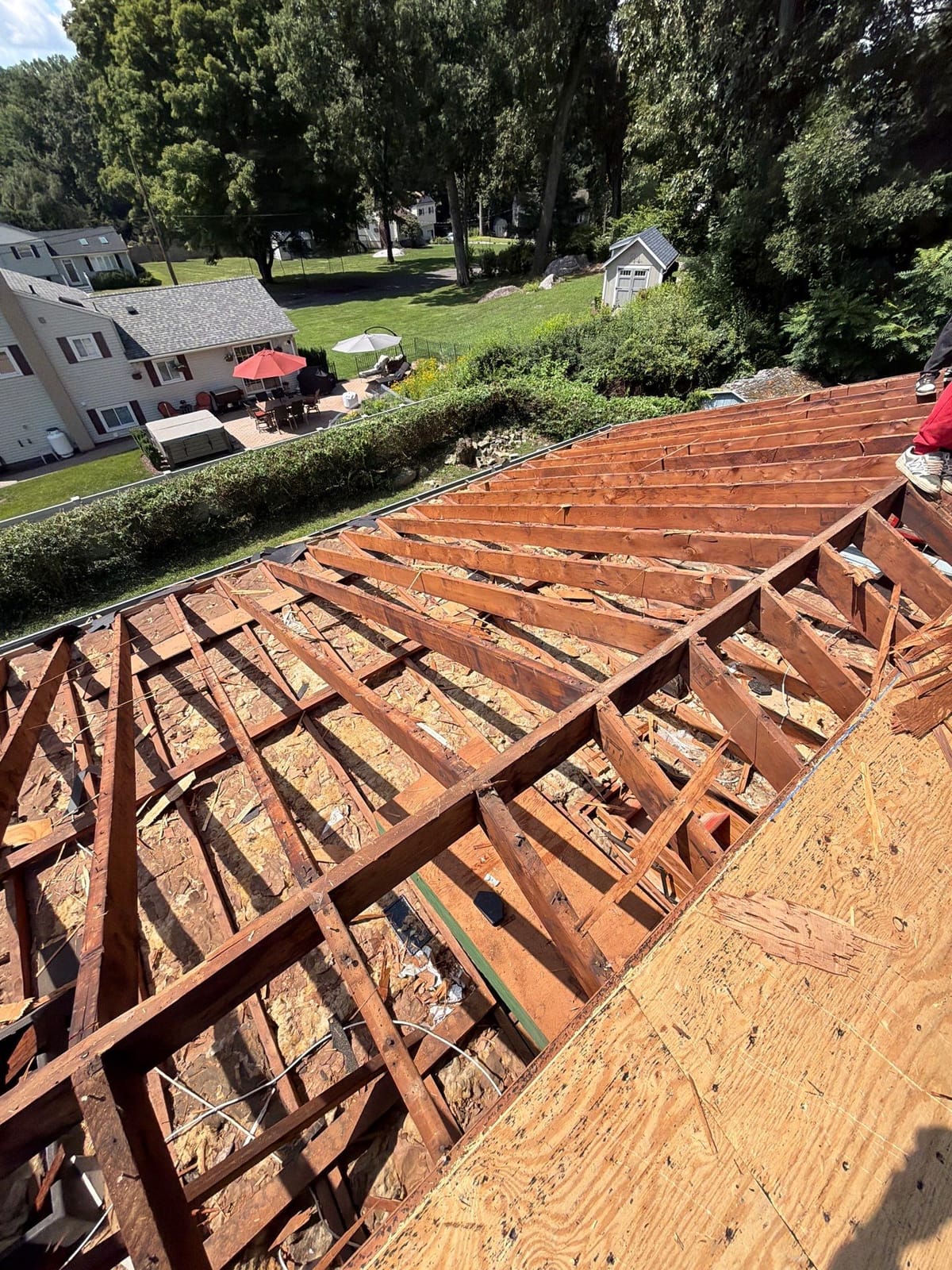 Roof Replacement project in Cortlandt Manor, NY — job site photo 2