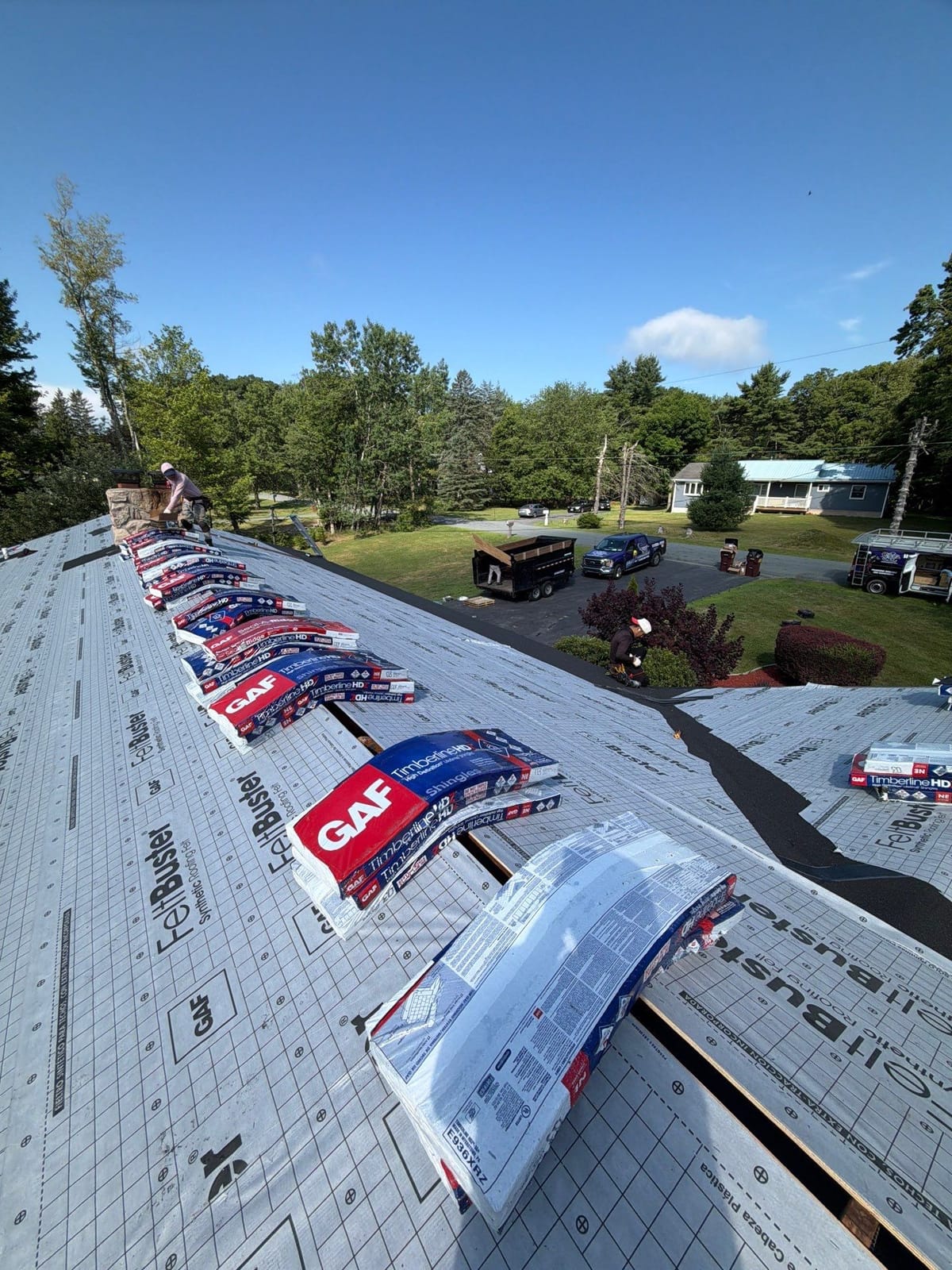 Roof Replacement project in Forestburgh, NY — job site photo 2