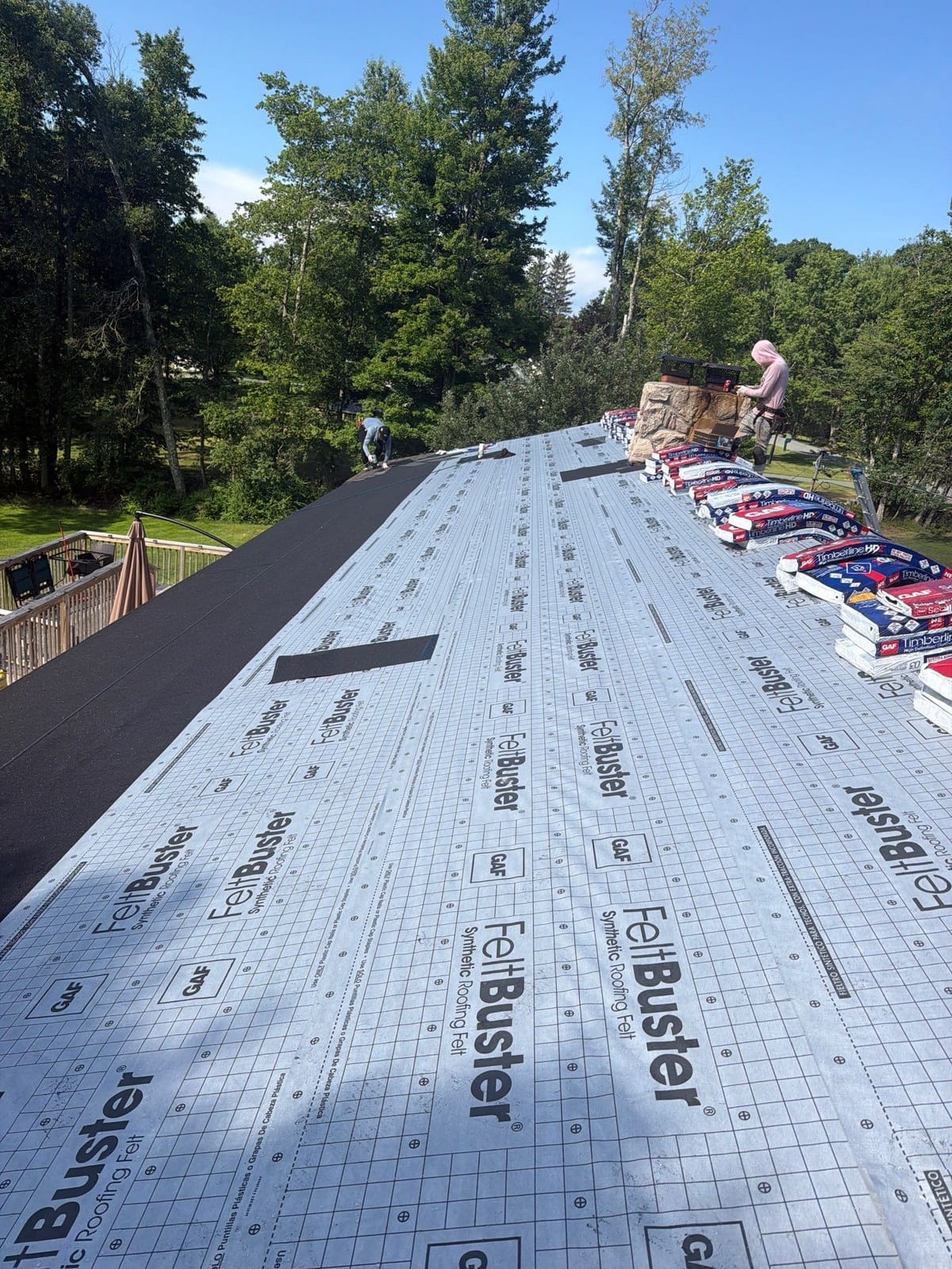 Roof Replacement project in Forestburgh, NY — job site photo 3