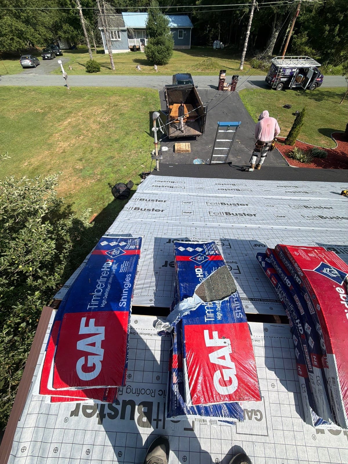 Roof Replacement project in Forestburgh, NY — job site photo 4