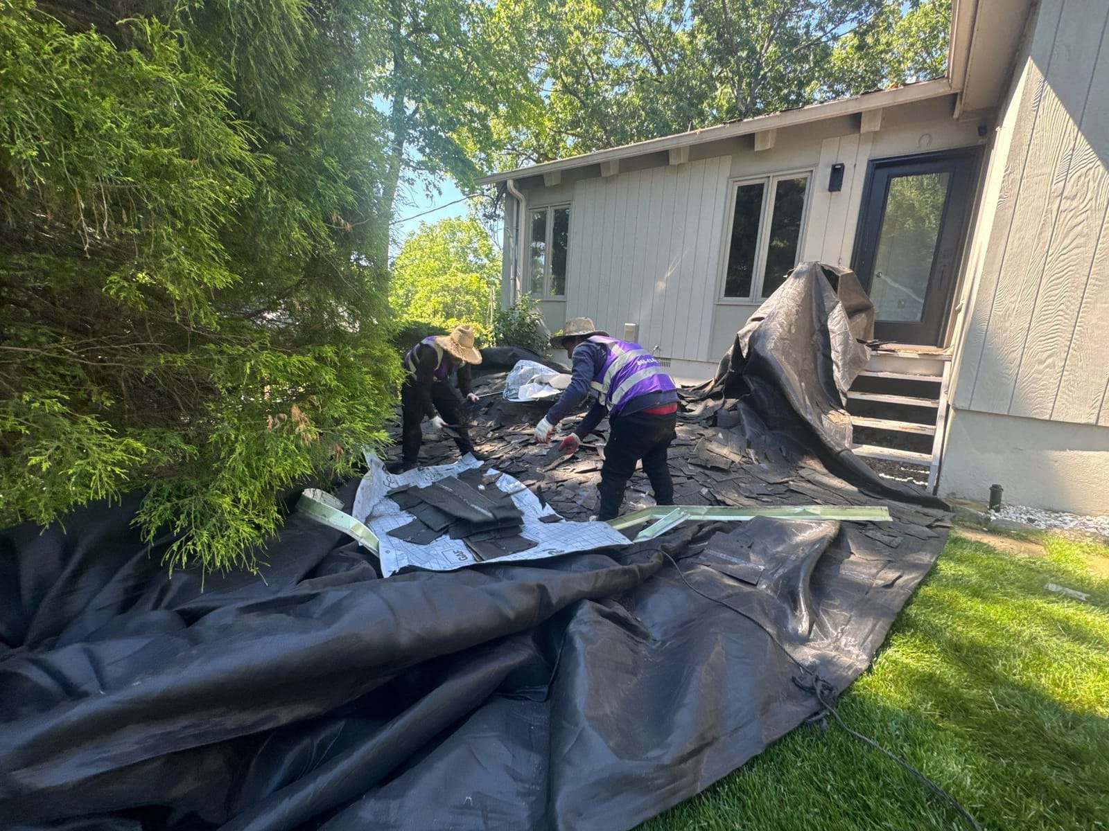 Roof Replacement project in Mamaroneck, NY — job site photo 4