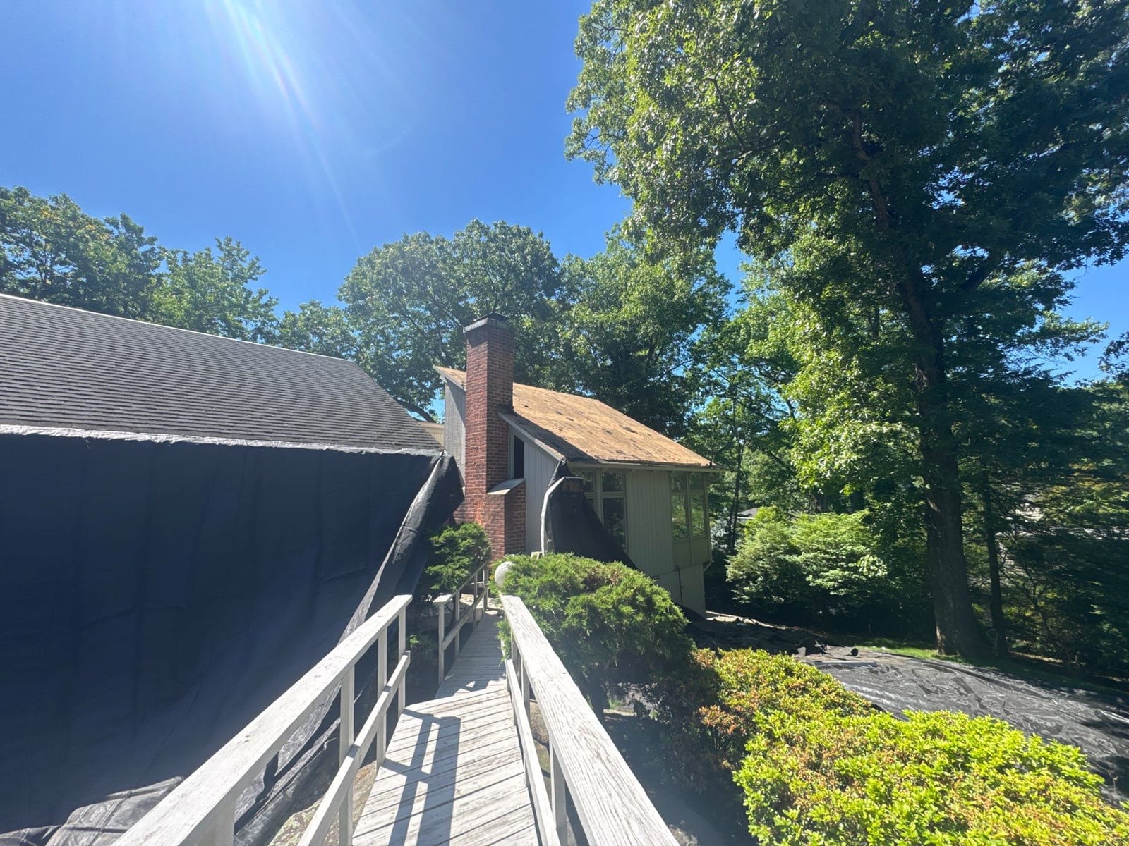 Roof Replacement project in Mamaroneck, NY — job site photo 1