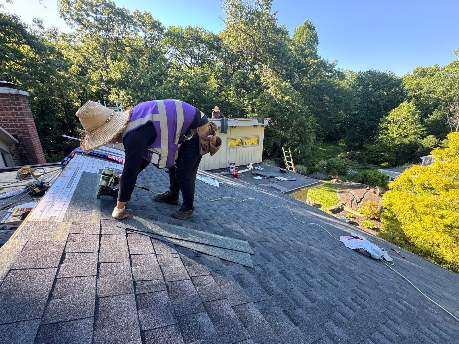 Roof Replacement project in Mamaroneck, NY — job site photo 13