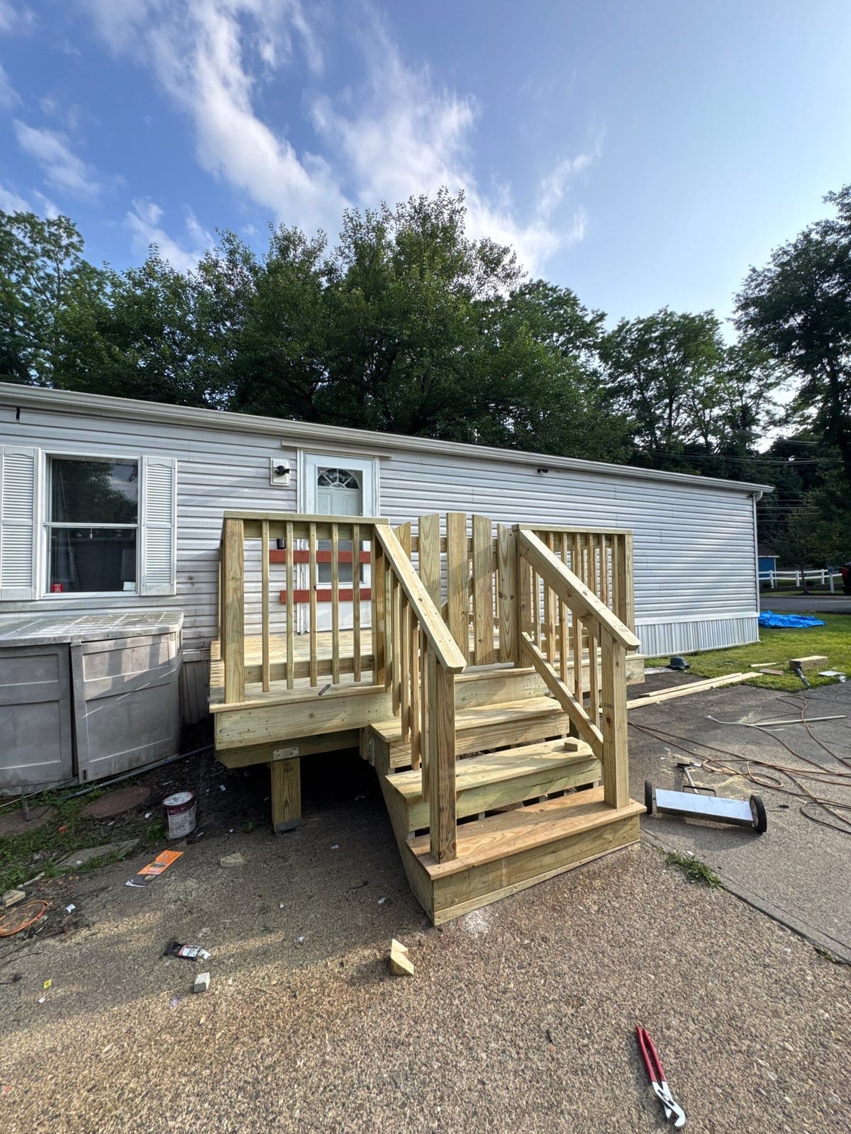 Deck Build project in Nanuet, NY — job site photo 8