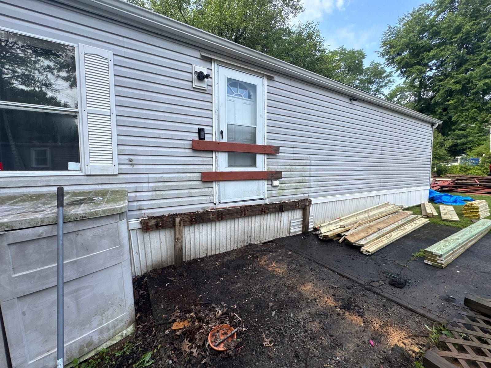 Deck Build project in Nanuet, NY — job site photo 2