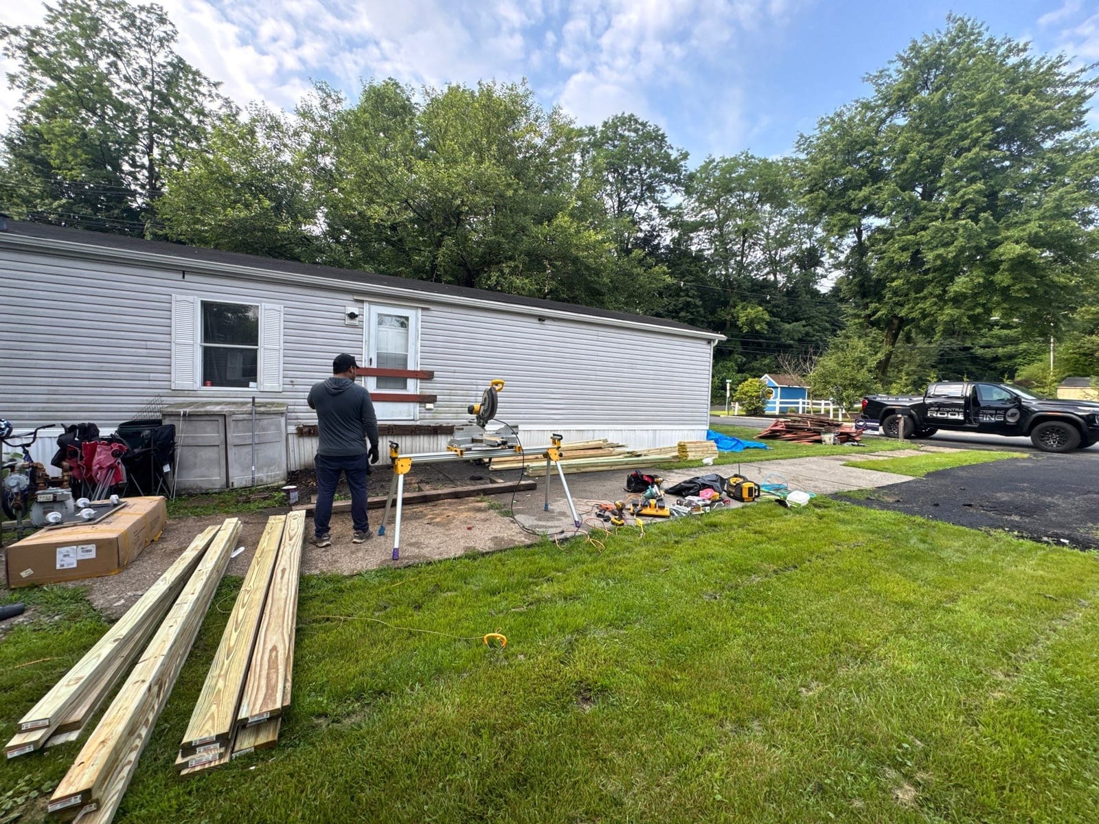 Deck Build project in Nanuet, NY — job site photo 6