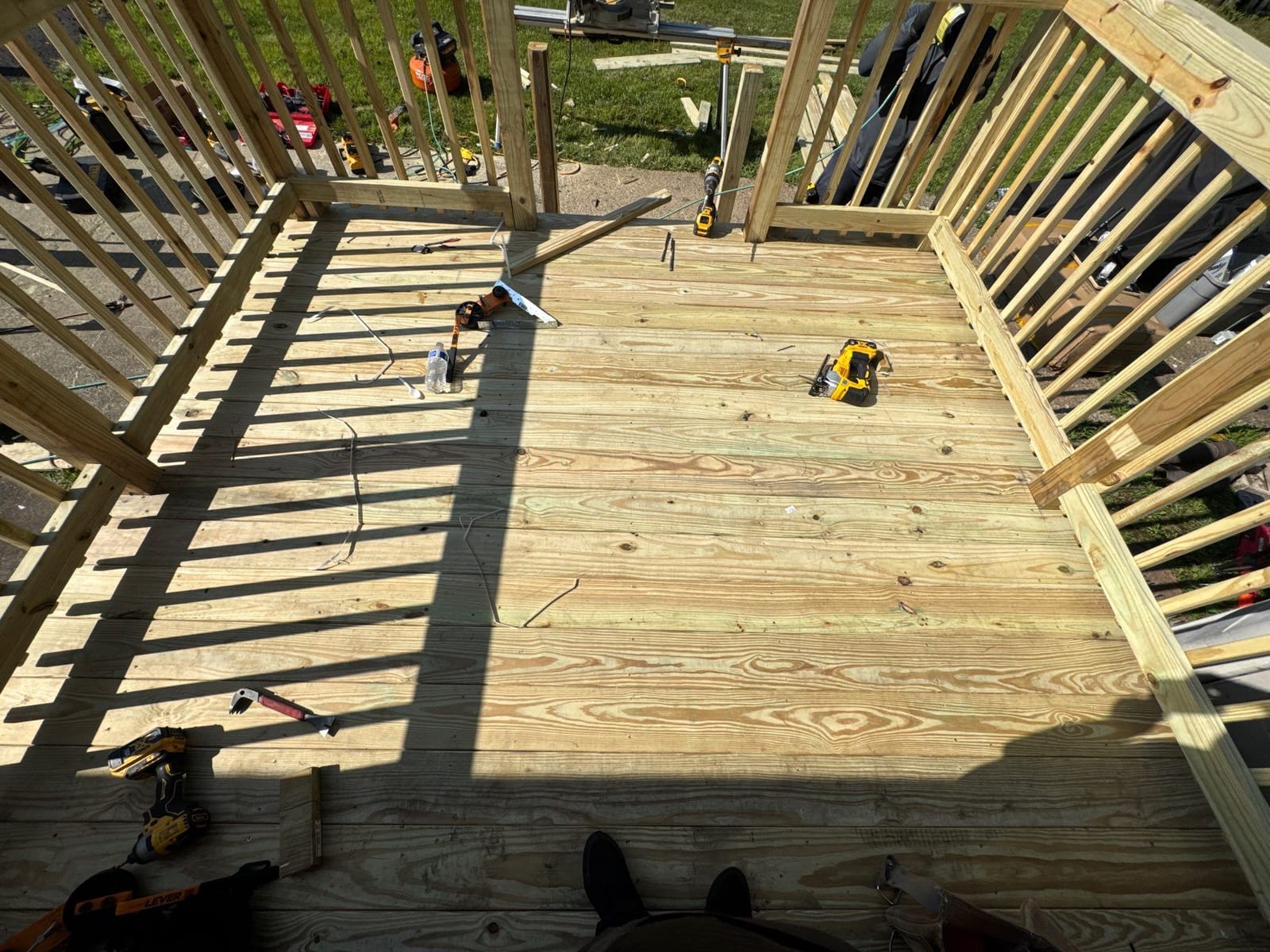 Deck Build project in Nanuet, NY — job site photo 5