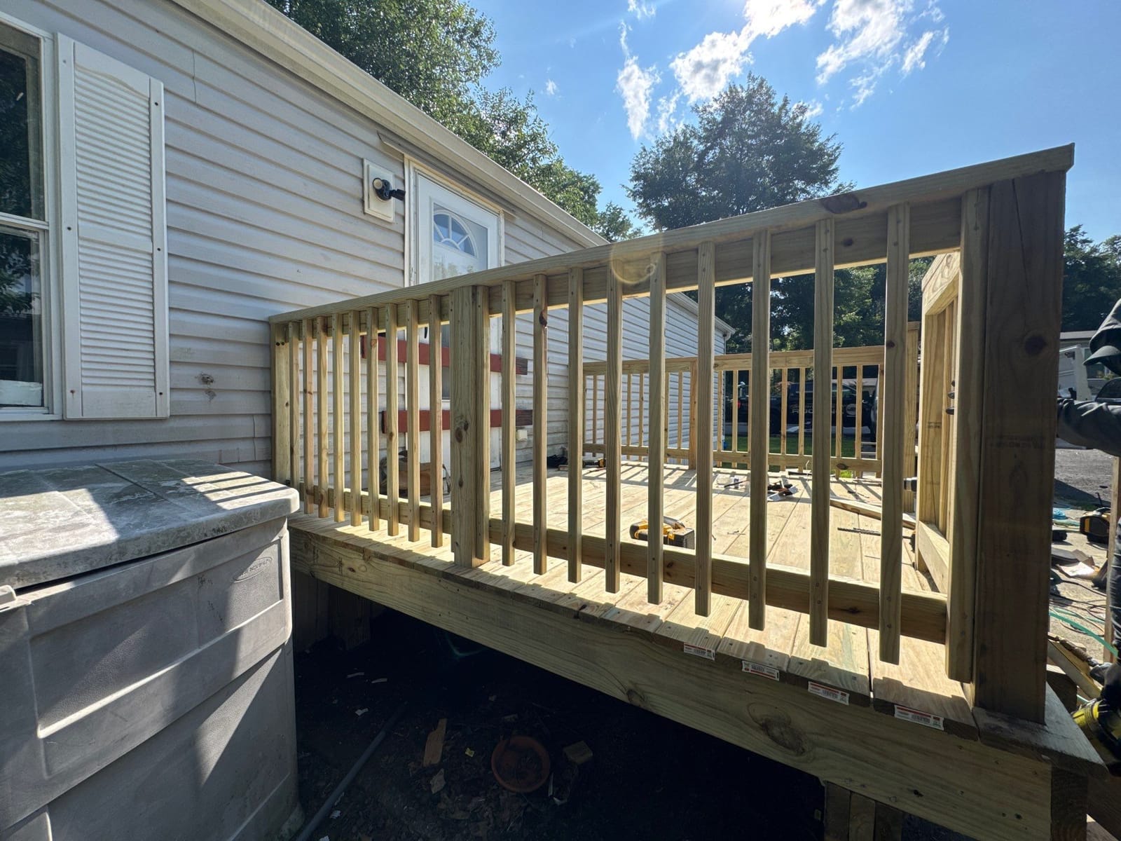 Deck Build project in Nanuet, NY — job site photo 11