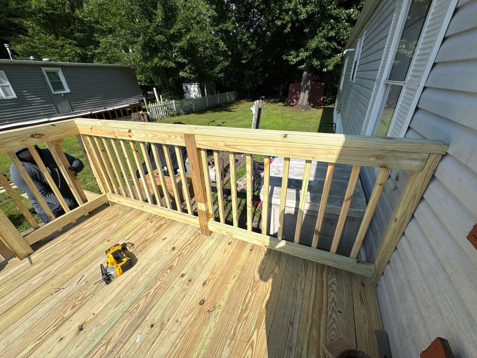 Deck Build project in Nanuet, NY — job site photo 10
