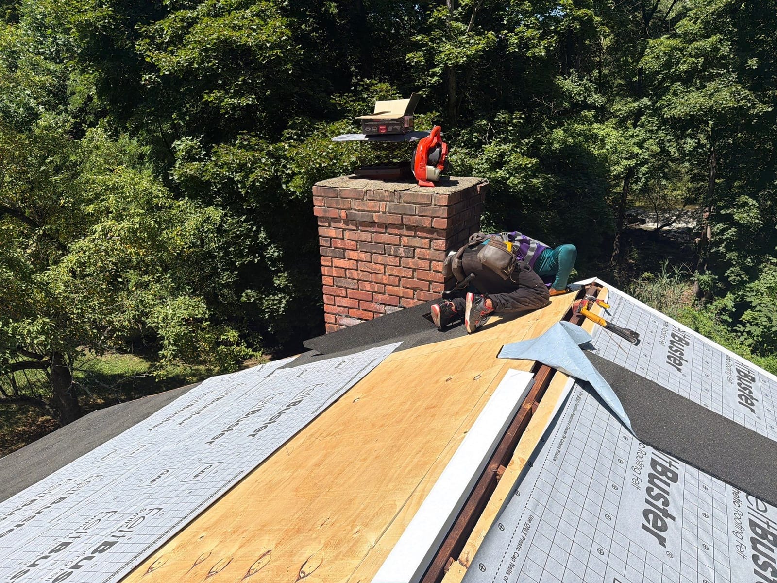 Roof Replacement project in Pearl River, NY — job site photo 12