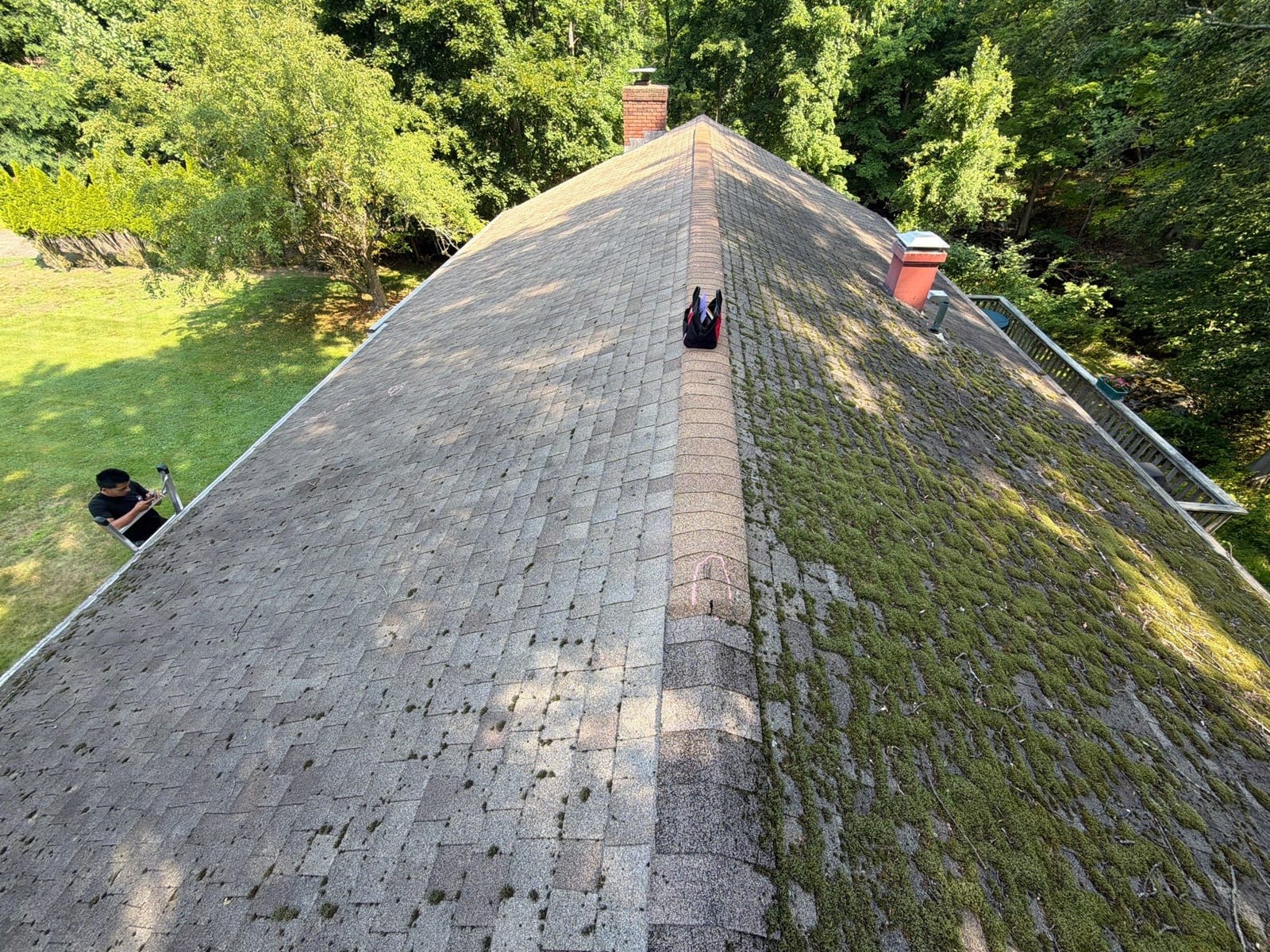 Roof Replacement project in Pearl River, NY — job site photo 1
