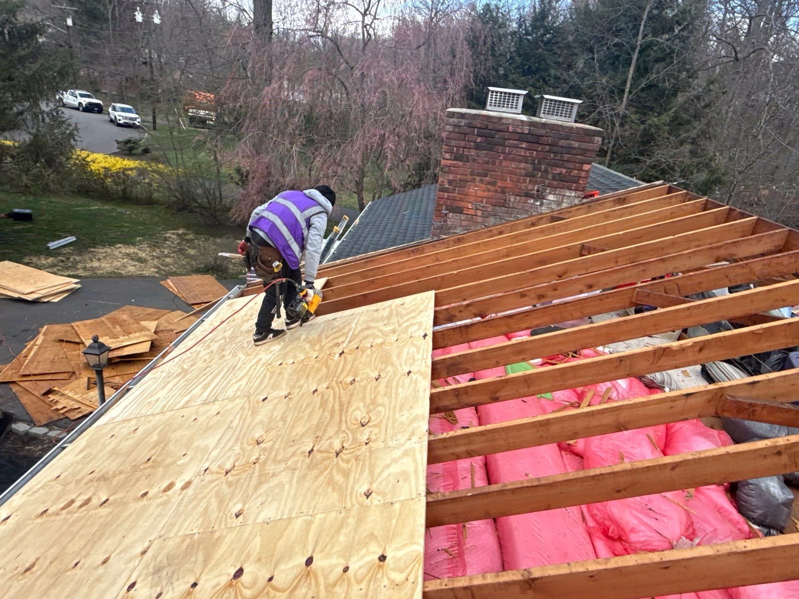 Roof Replacement project in Pearl River, NY — job site photo 4