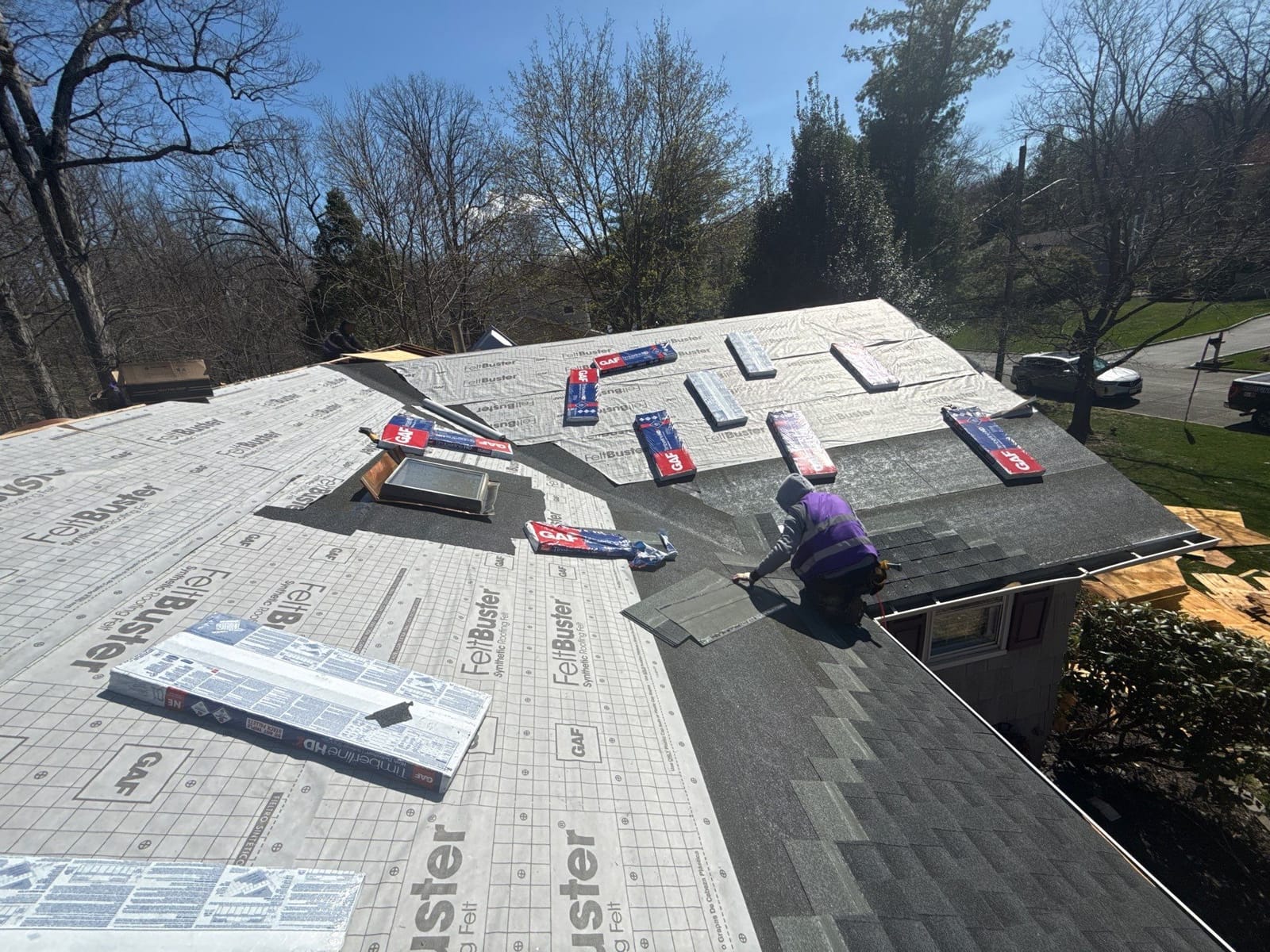 Roof Replacement project in Pearl River, NY — job site photo 9