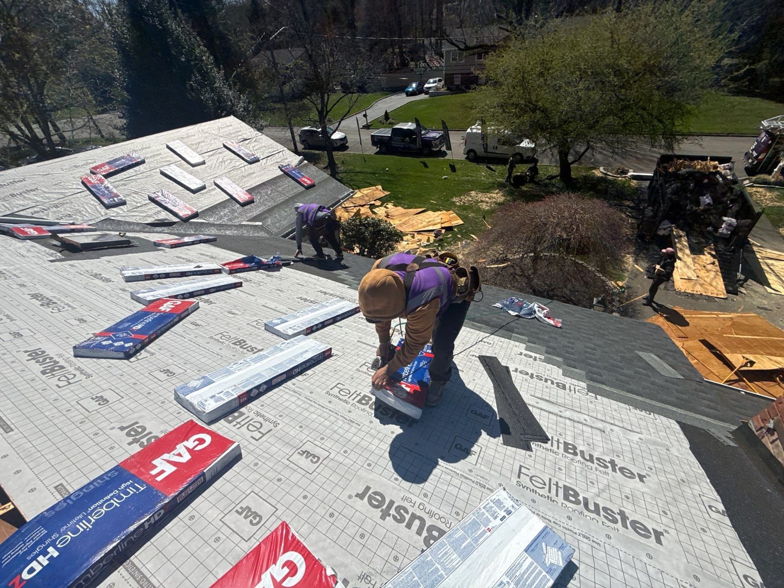 Roof Replacement project in Pearl River, NY — job site photo 11