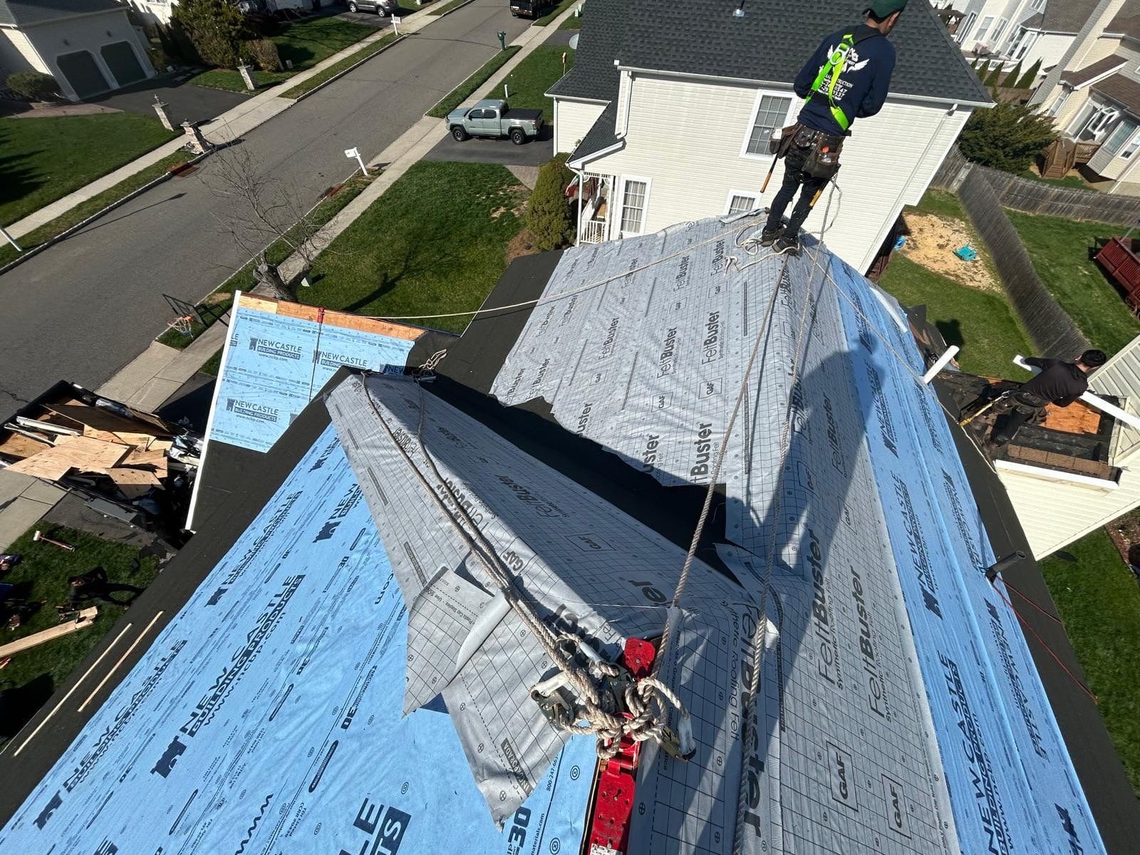 Roof Replacement project in Phillipsburg, NJ — job site photo 6