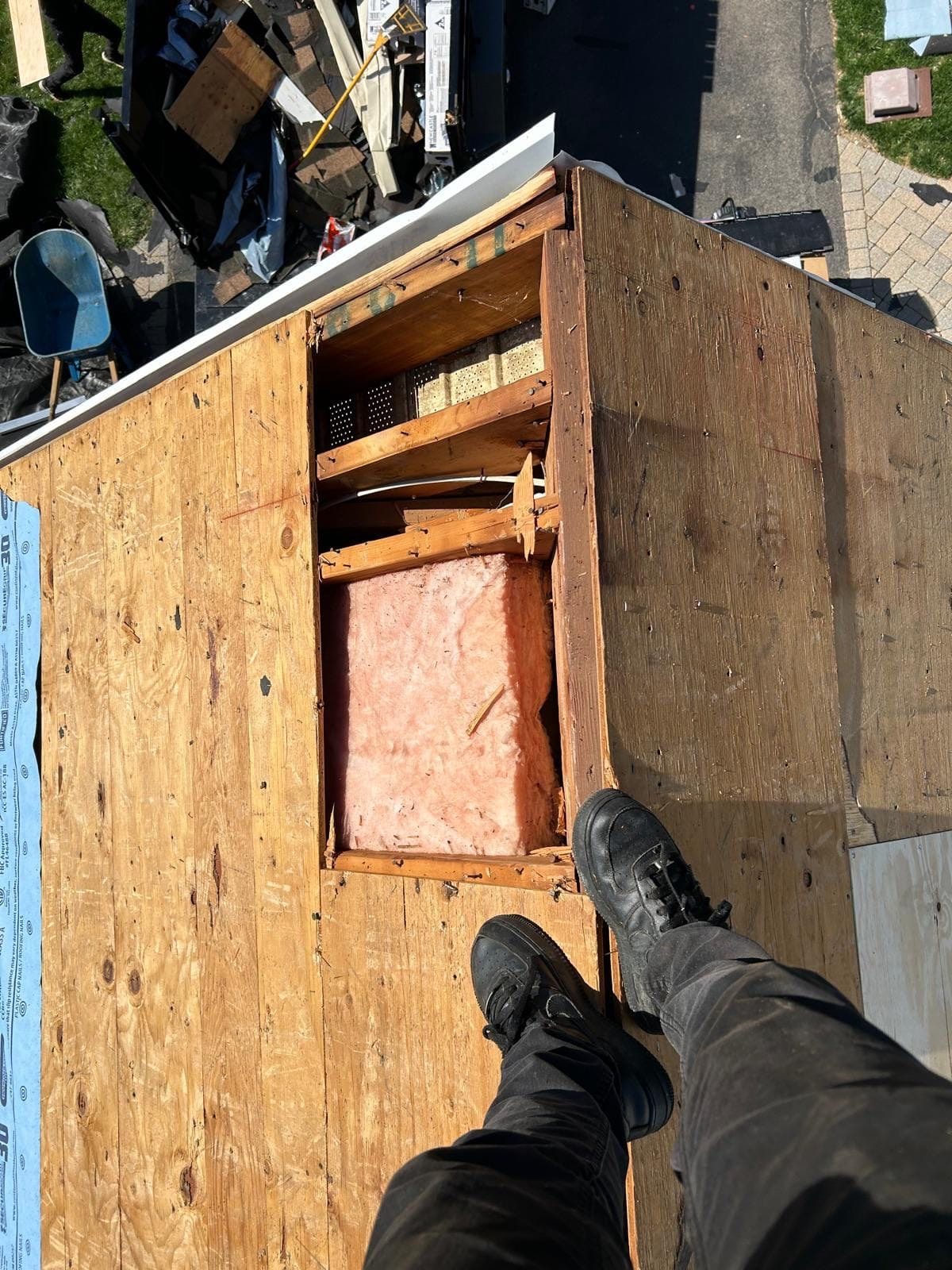 Roof Replacement project in Phillipsburg, NJ — job site photo 2