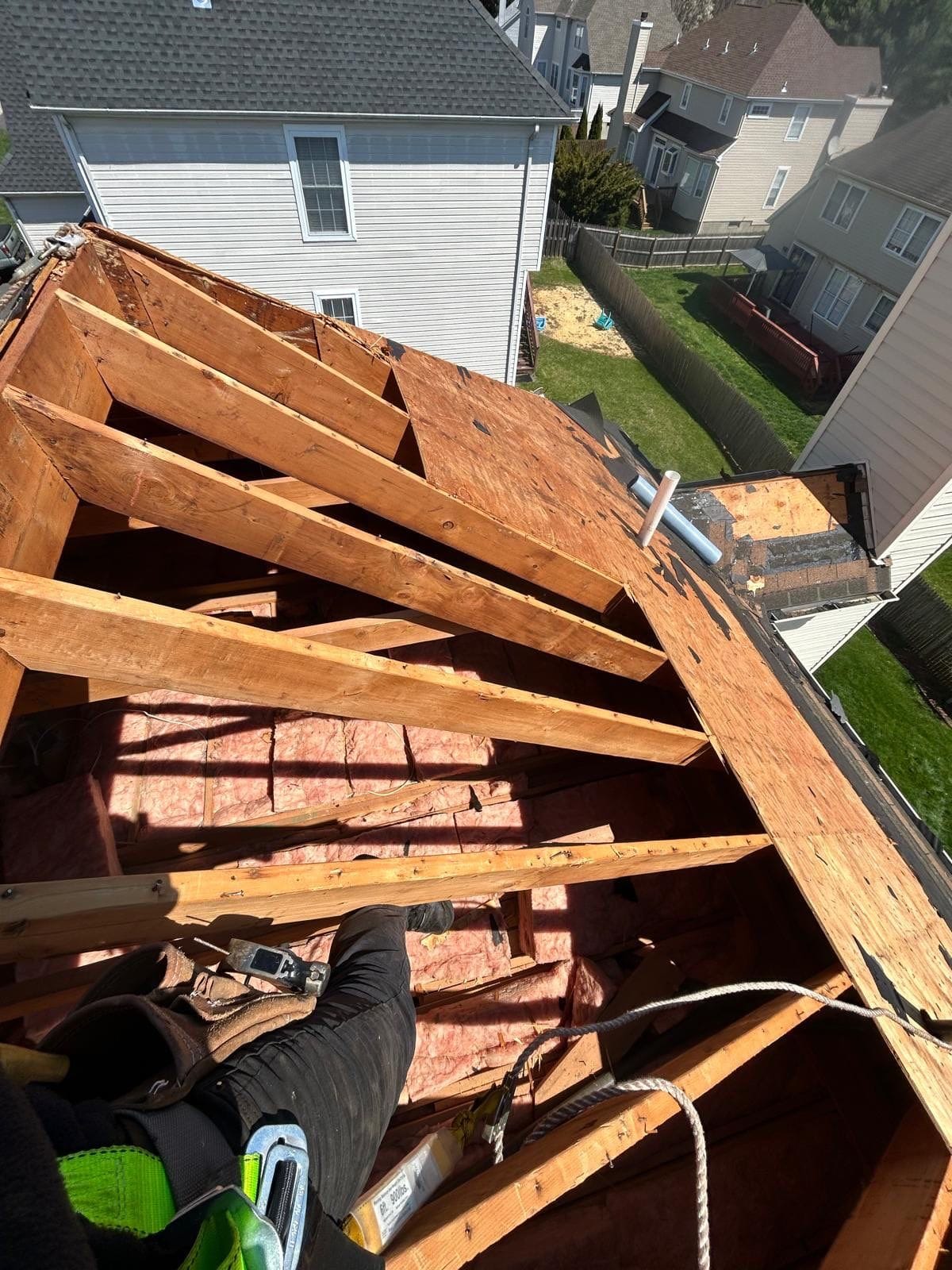 Roof Replacement project in Phillipsburg, NJ — job site photo 3
