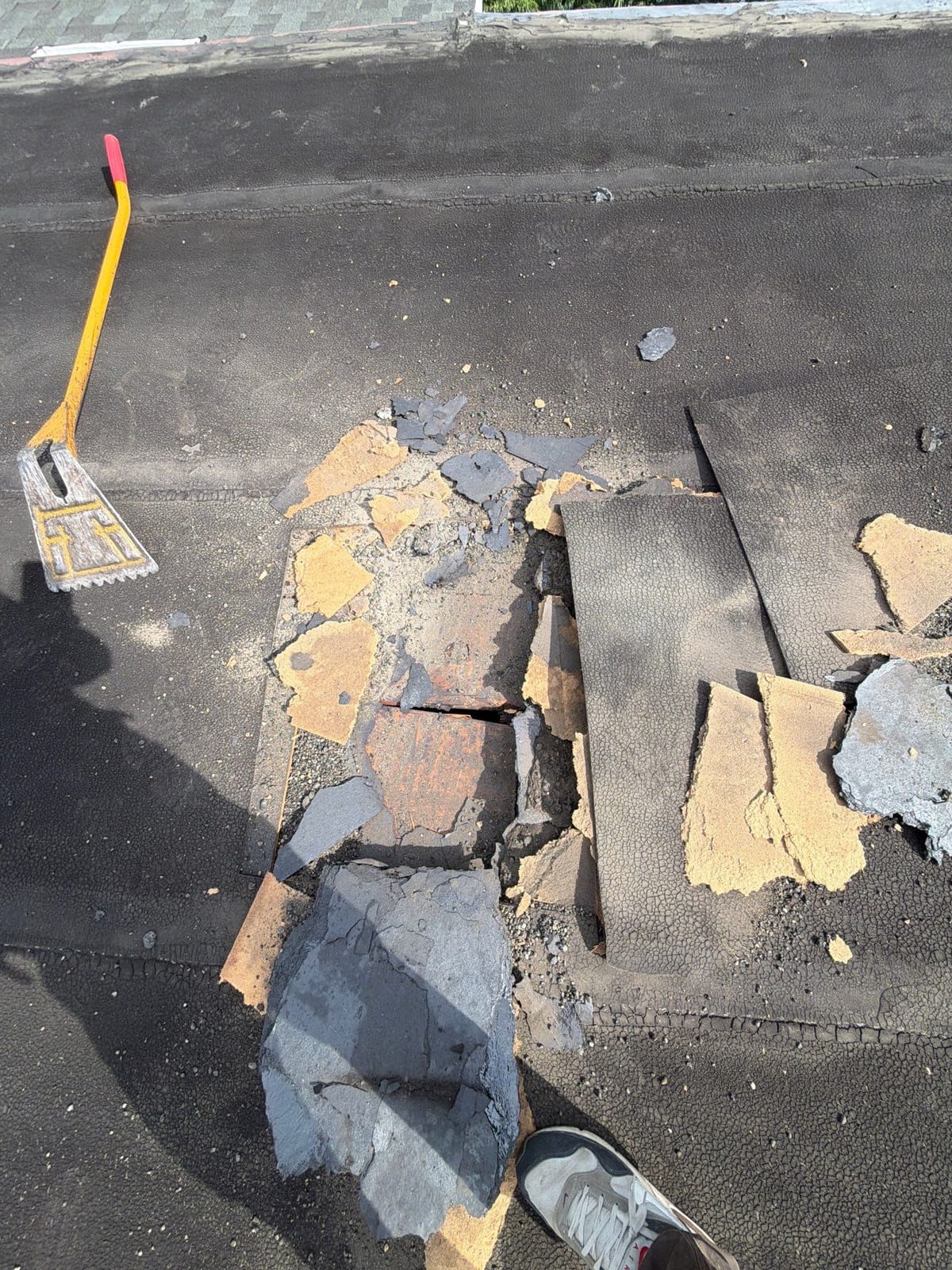 Flat Roofing project in Springfield, MA — job site photo 2