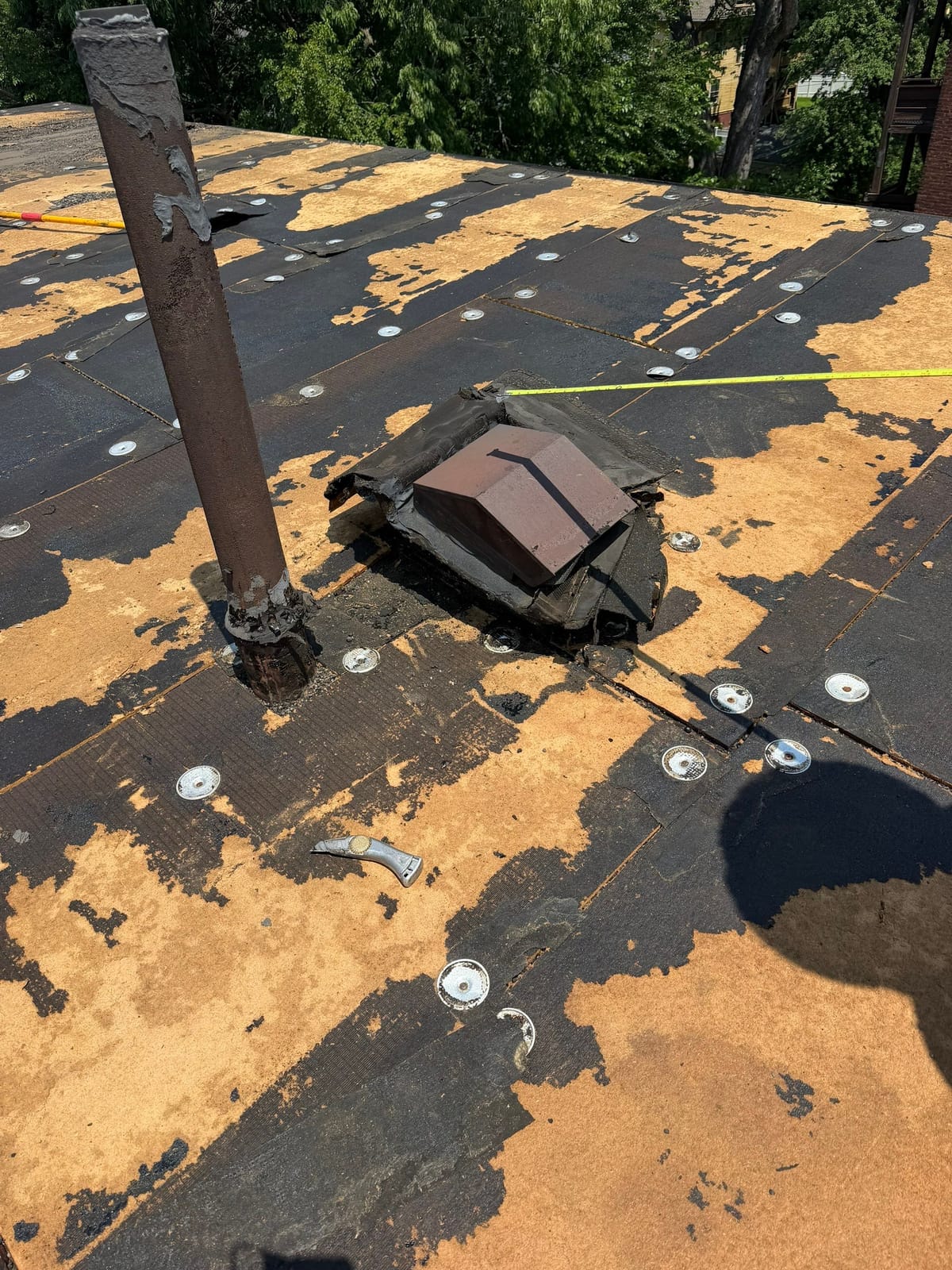 Flat Roofing project in Springfield, MA — job site photo 8