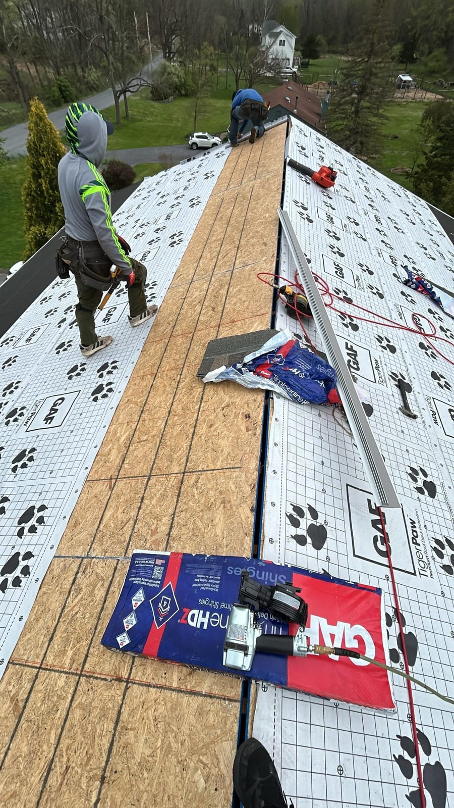 Roof Replacement project in Warwick, NY — job site photo 9