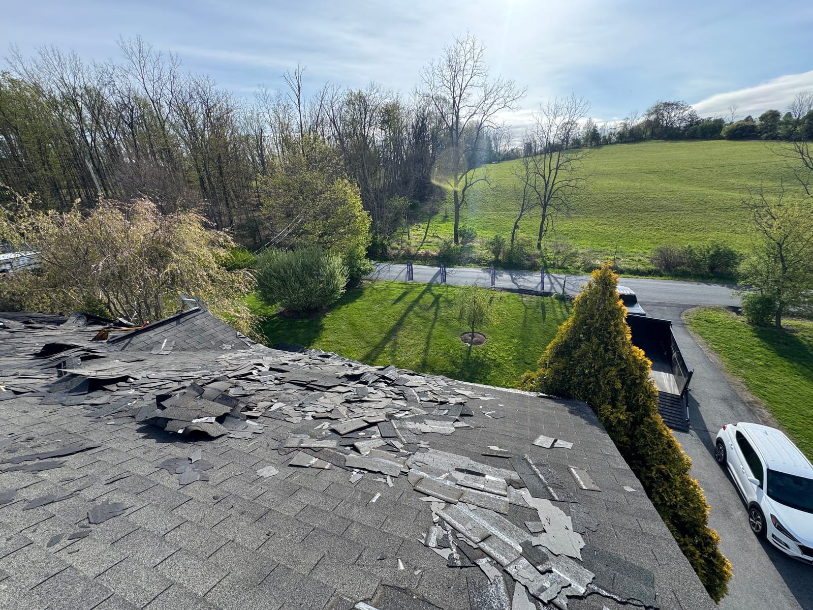 Roof Replacement project in Warwick, NY — job site photo 2
